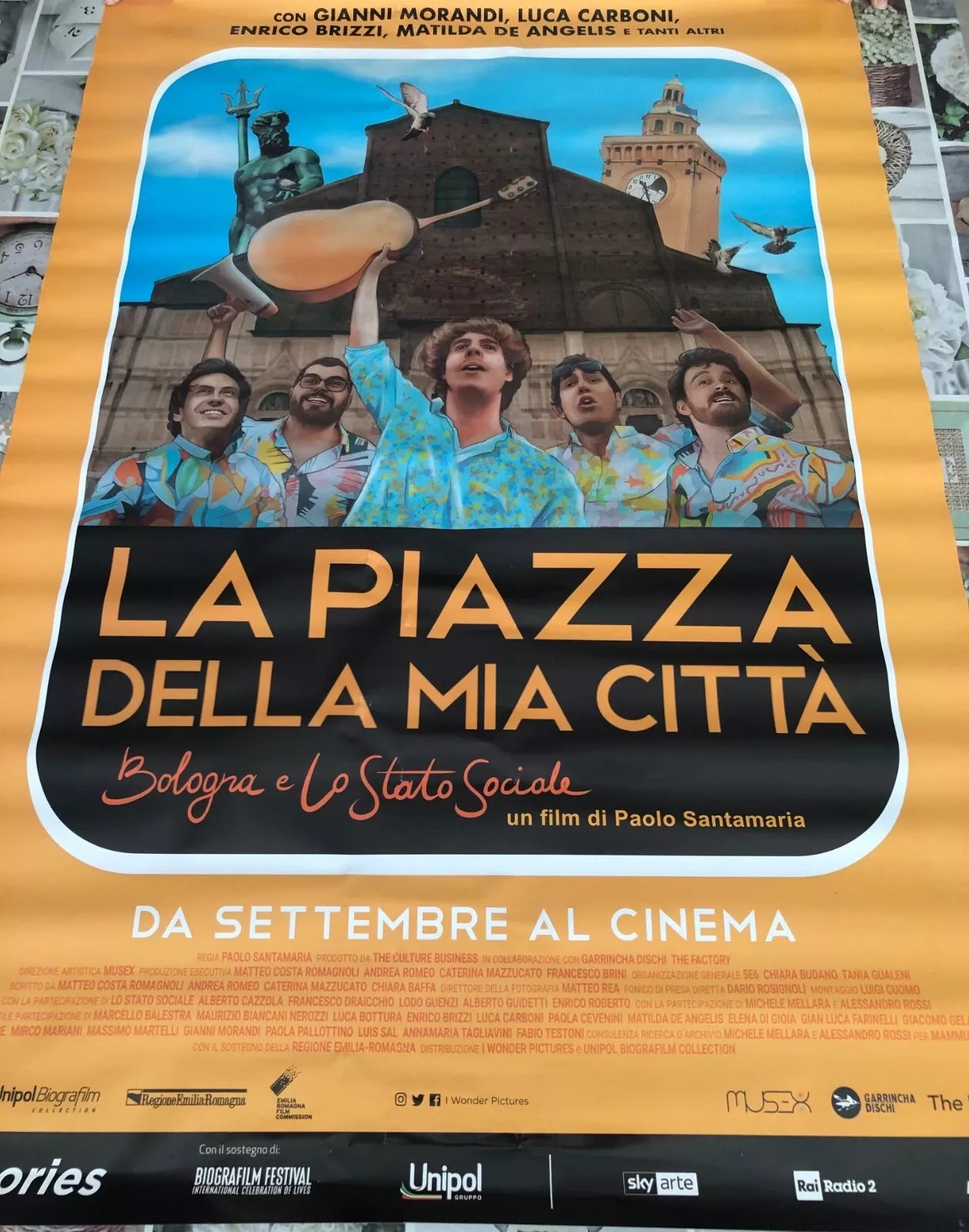 Poster locandina La piazza della mia citt 100x70 cm ORIGINALE da cinema 2020