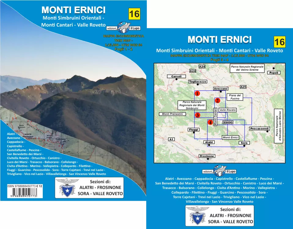 Carta Monti Ernici Monti Ernici