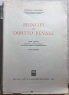 Principi di Diritto Penale Terza edizione di Antonio Pagliaro, 1983, Giuffre E