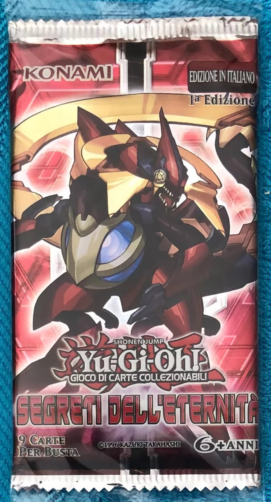 Yu Gi Oh Segreti dell eternit bustina con 9 carte di Kazuki Takahashi 2019