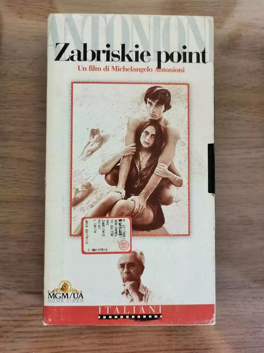 Zabrieskie Point - M. Antonioni - l Unita - 1970 - VHS - AR
