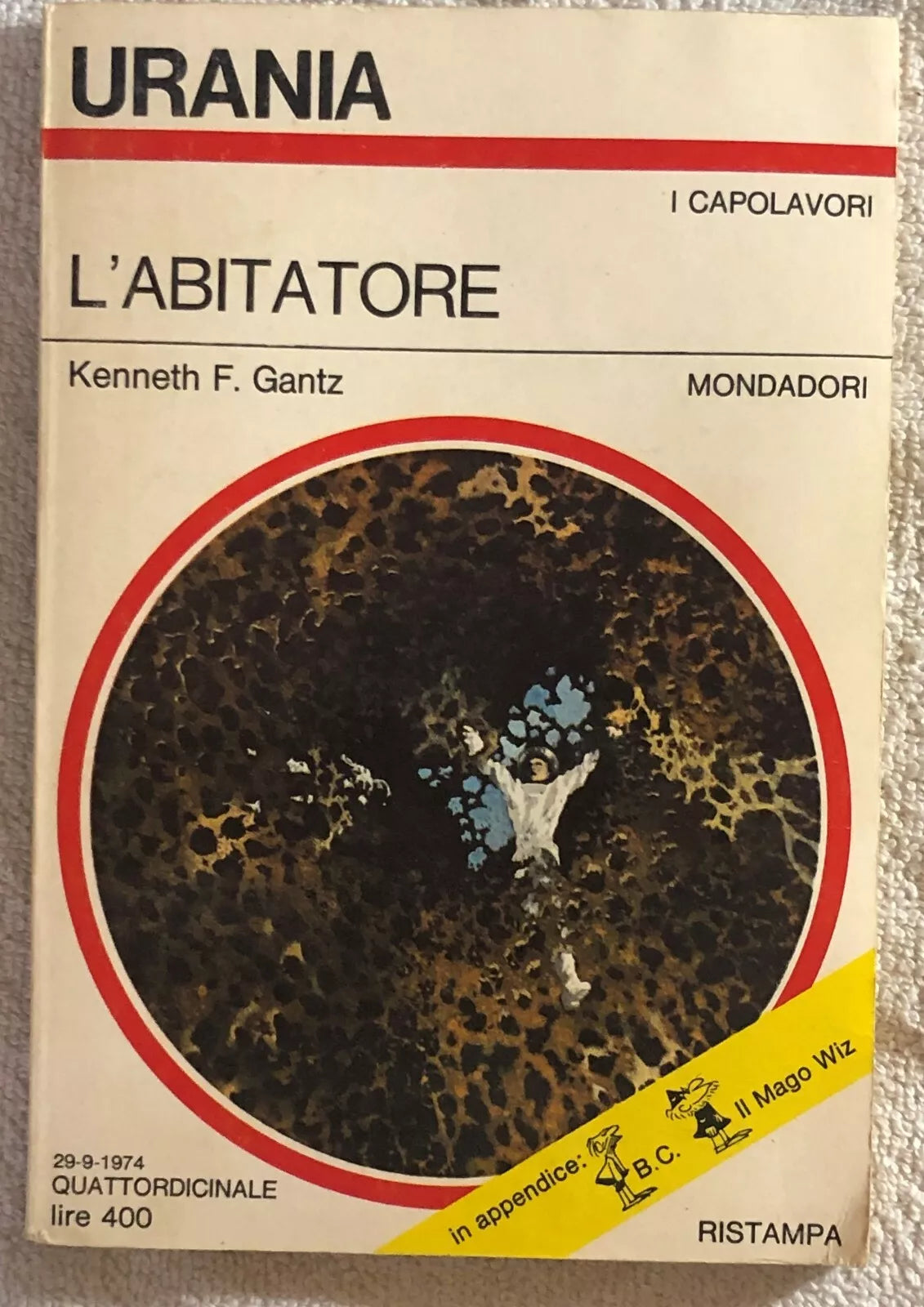 L’abitatore di Kenneth F. Gantz, 1974, Mondadori
