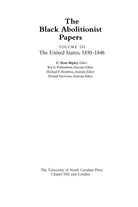 The Black Abolitionist Papers