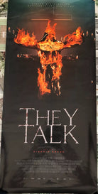 Poster locandina They talk 33x70 cm ORIGINALE da cinema 2021 di Giorgio Bruno