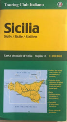Sicilia, Carta stradale d’Italia di Aa.vv., 2005, Touring Club Italiano