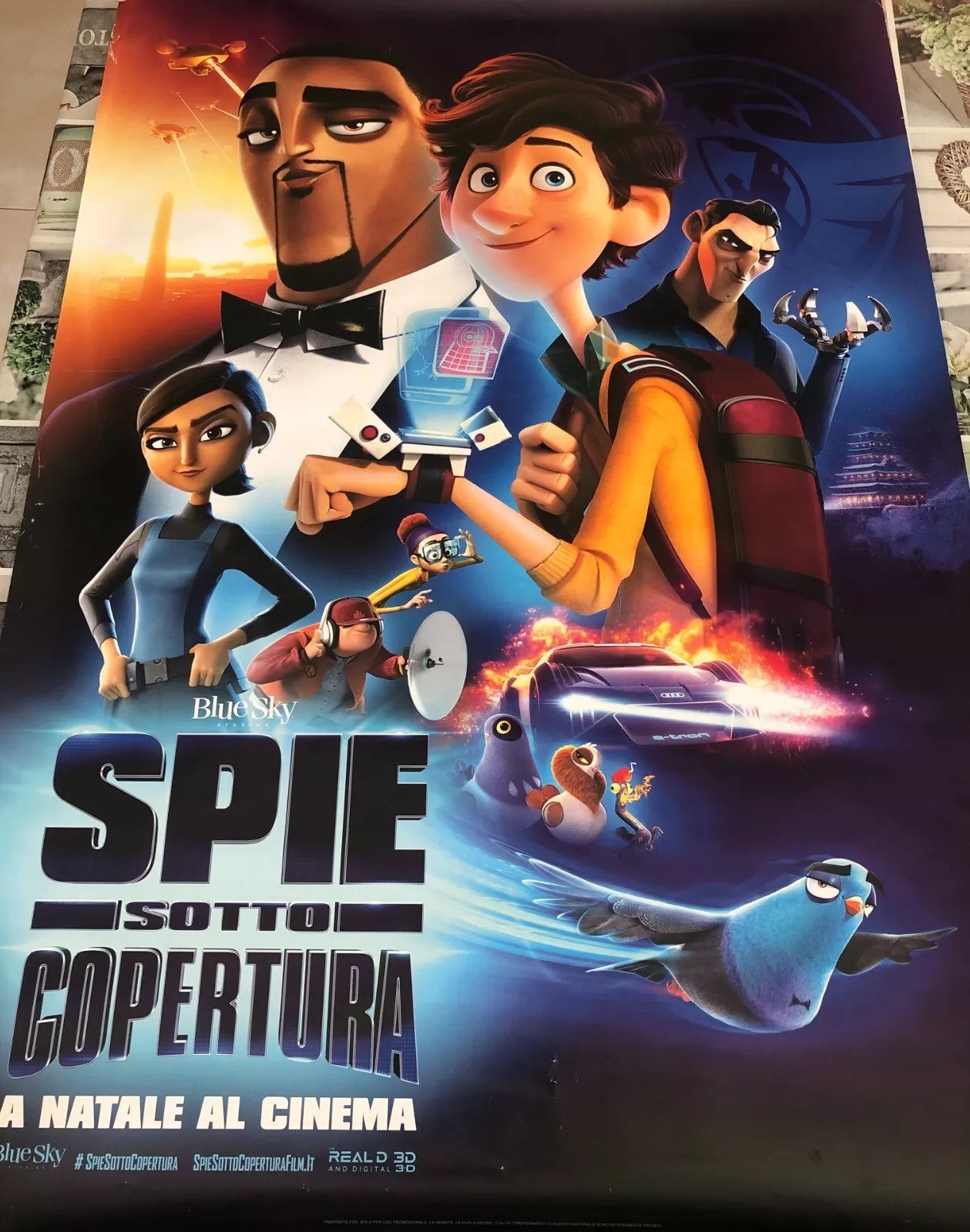 Poster locandina Spie sotto copertura 100x70 cm ORIGINALE da cinema 2019