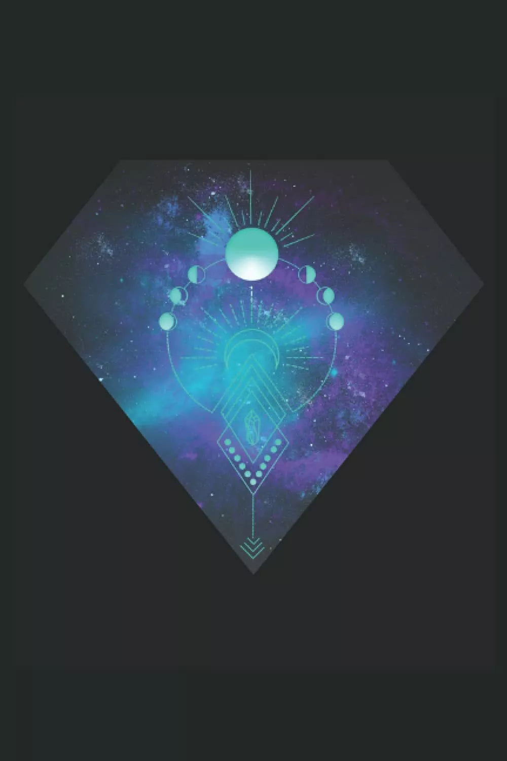 Fasi Della Luna Geometrica Cosmica: Spiritualita Space Star Esoterik Gifts Noteb