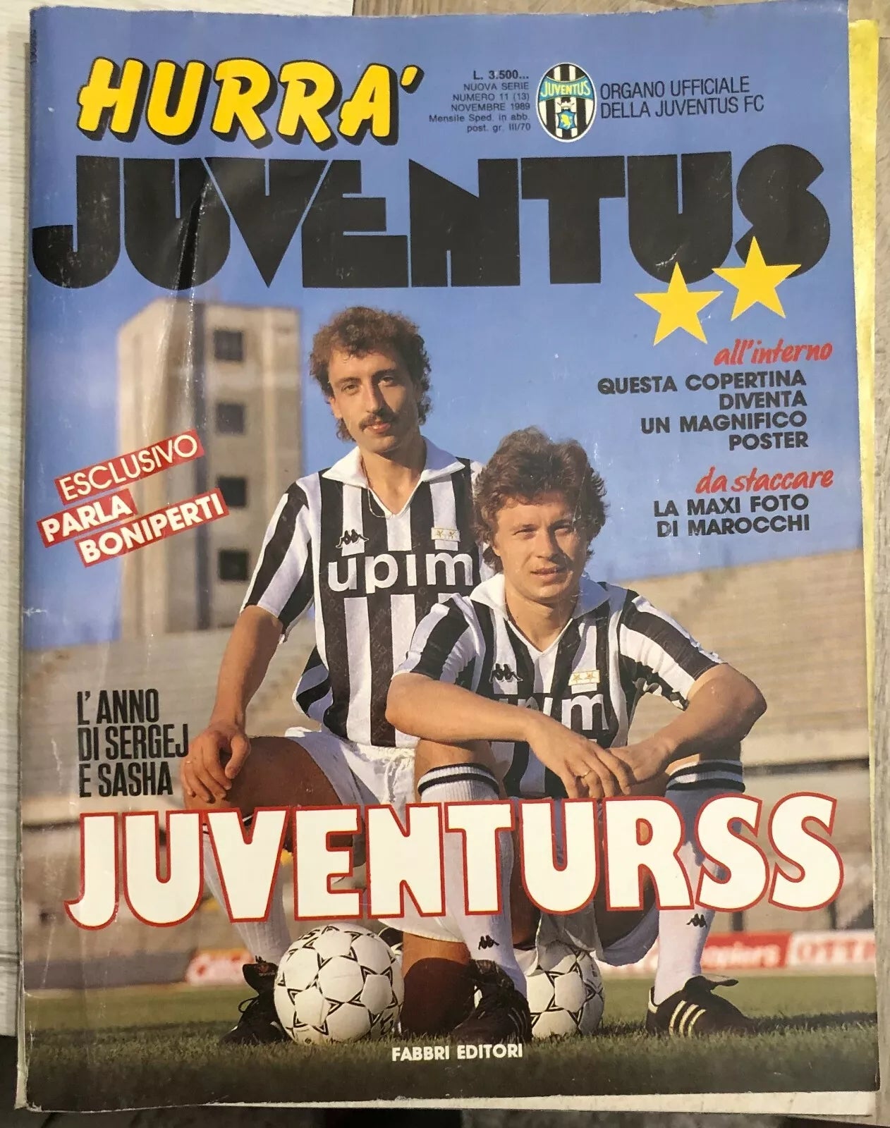 Hurr Juventus n 11 1989 di Juventus F c