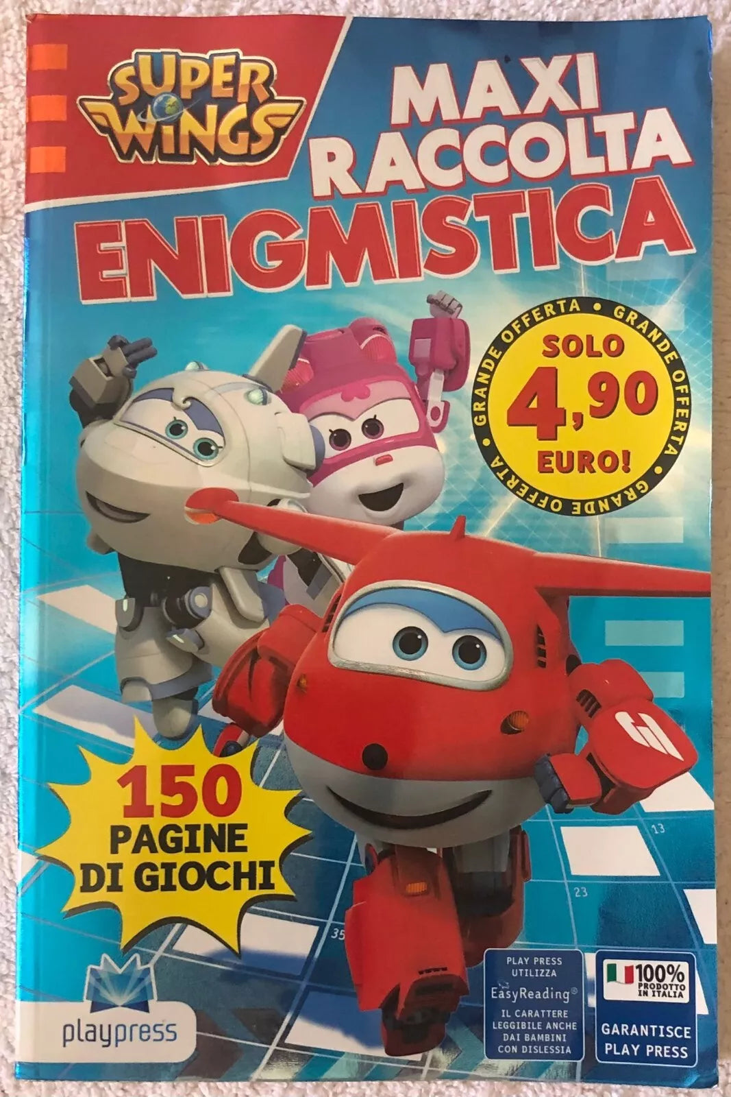 Maxi raccolta enigmistica Super Wings di Funnyflux