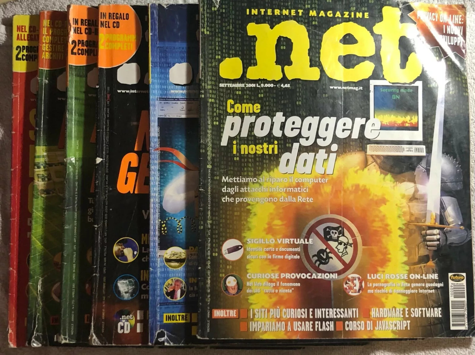 Internet magazine .net 6 numeri di Aa.vv., 2001, Future Media Italy