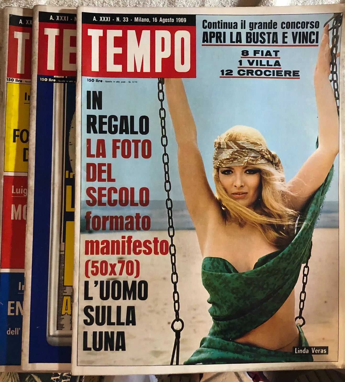 Rivista Tempo 10 numeri di Aa.vv., 1969, Aldo Palazzi Editore Sas