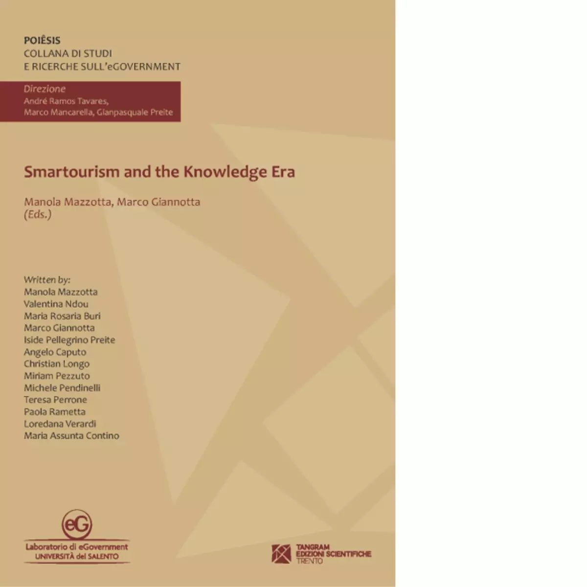 Smartourism and the knowledge Era a cura di M Mazzotta