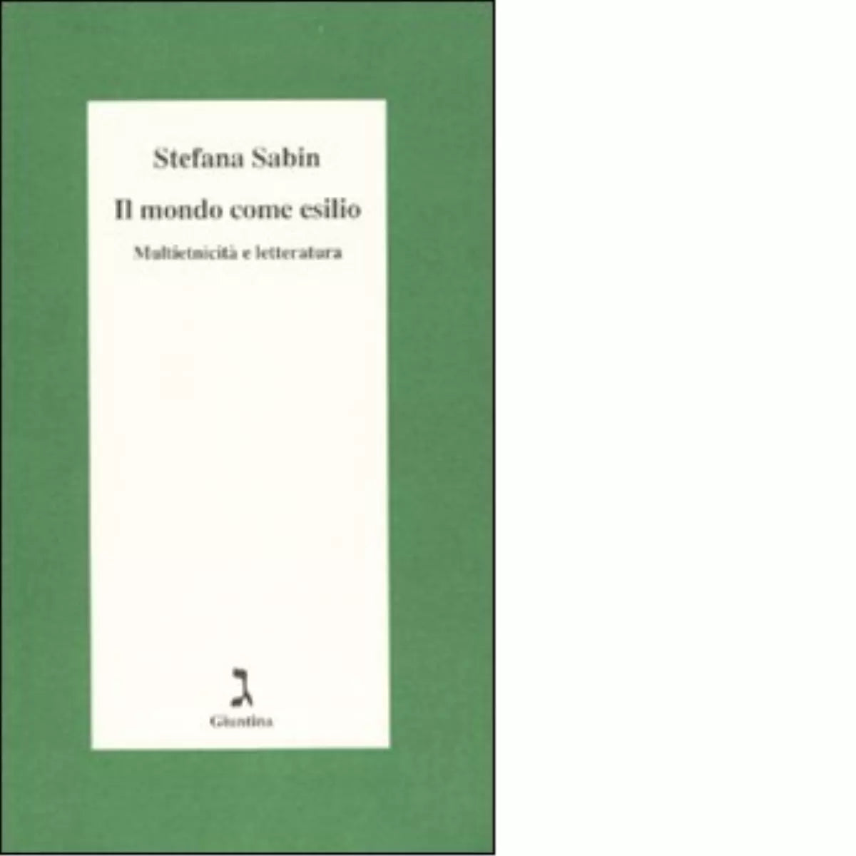 Il mondo come esilio di Stefana Sabin