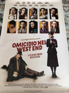 Poster locandina Omicidio nel West End 100x70 cm ORIGINALE da cinema 2022 di Tom