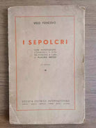 I sepolcri - U. Foscolo - SEI editrice - 1948 - AR