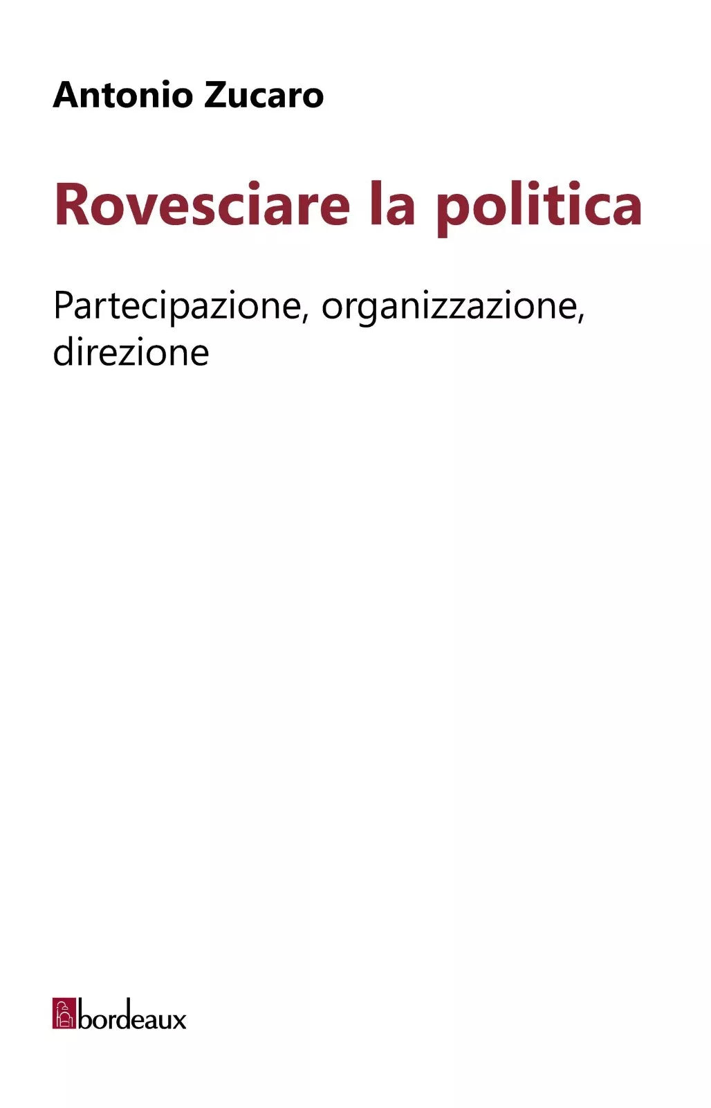 Rovesciare la politica di Zucaro Antonio