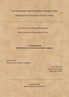 Autismo 2020, Servizi e riabilitazione nel territorio reggiano. di Giulia Domen