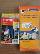 Lotto 2 cartine New York e Canada - Michelin - 2000 - AR