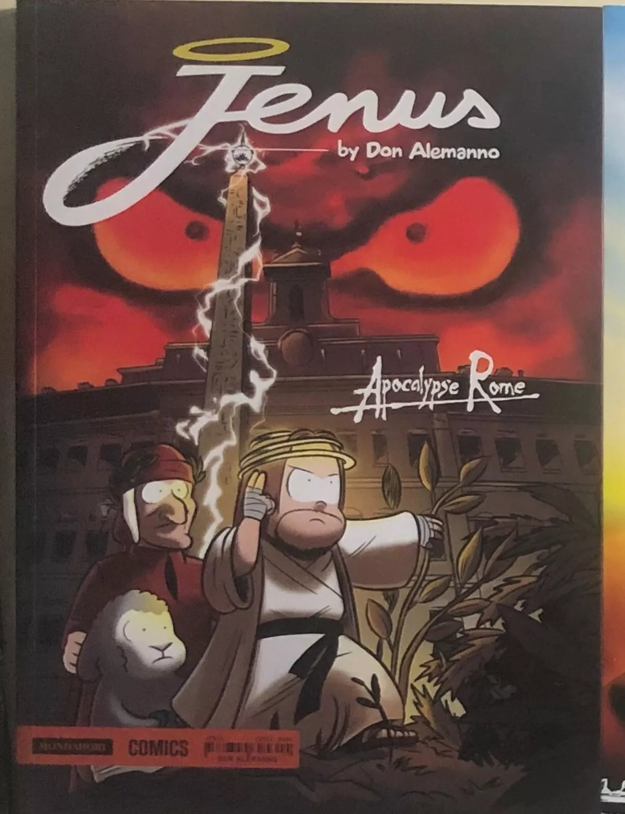 Jenus - Apocalypse Rome AUTOGRAFATO CON DEDICA di Don Alemanno, 2014, Mondador