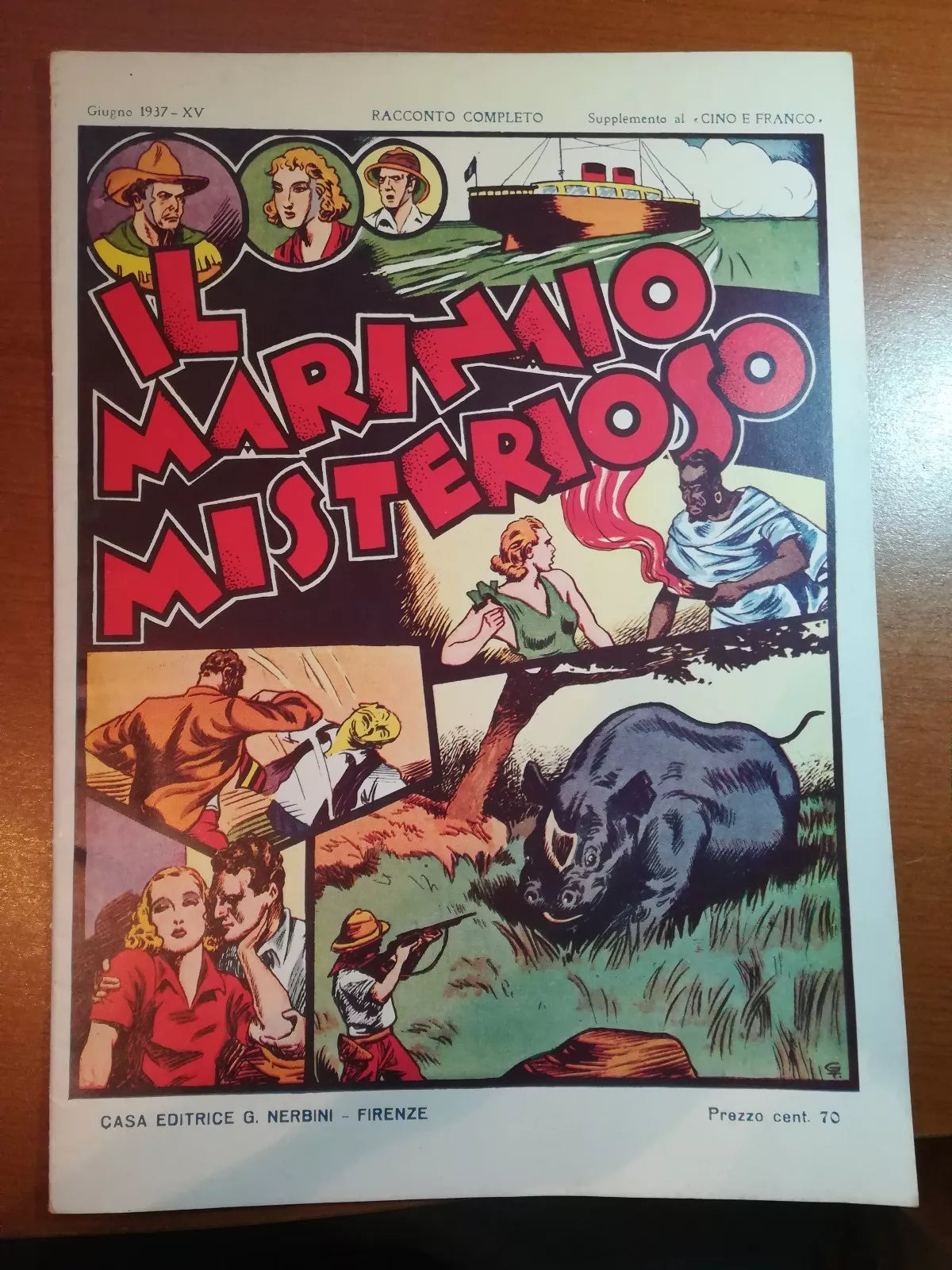 Il marinaio misterioso - Cino e Franco - Nerbini - 1937 - M
