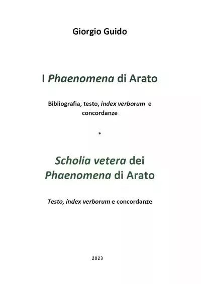 I Phaenomena di Arato