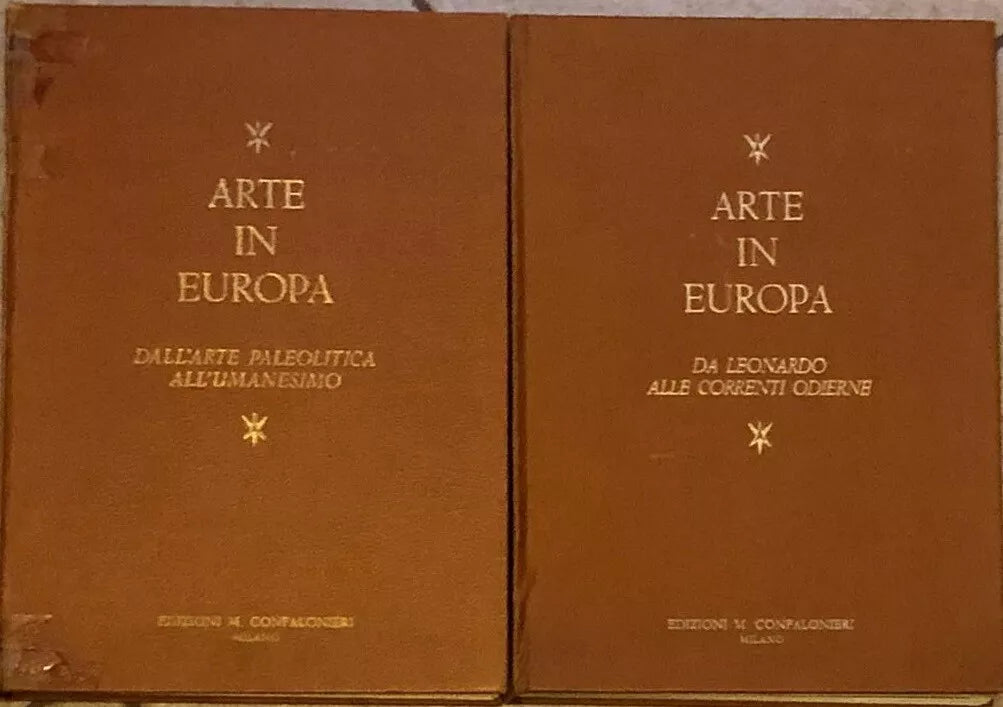 Arte in Europa 2 volumi di Aa.vv., 1965, Edizioni Confalonieri