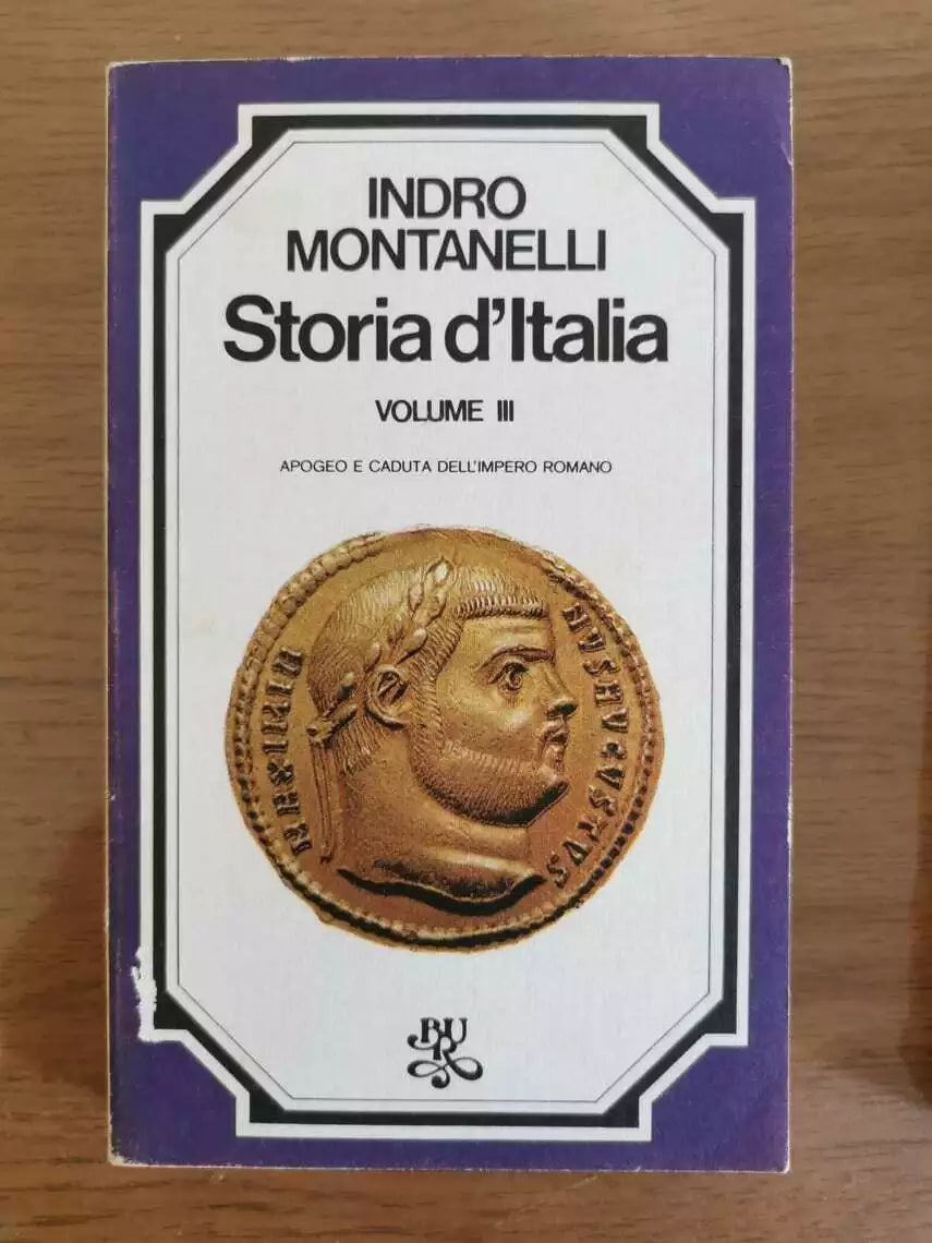 Storia d Italia Vol. III - I. Montanelli - BUR - 1974 - AR