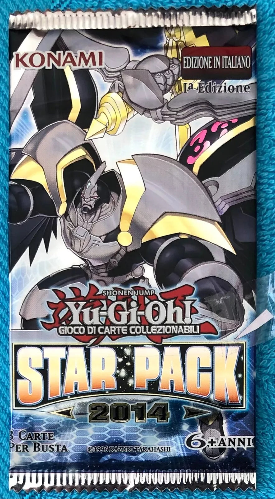 Yu Gi Oh Star Pack 2014 bustina con 3 carte di Kazuki Takahashi 2014 Konami