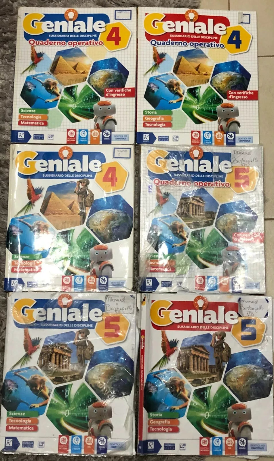 Geniale 4 5 Atlante Scientifico e Atlante Antropologico di Aa vv