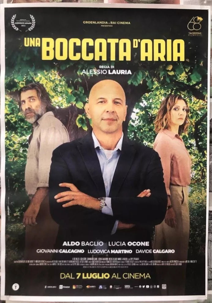 Poster locandina Una boccata d aria 45x32 cm ORIGINALE da cinema 2022 di Alessio