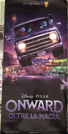 Poster locandina Onward 33x70 cm ORIGINALE da cinema 2020 di Dan Scanlon