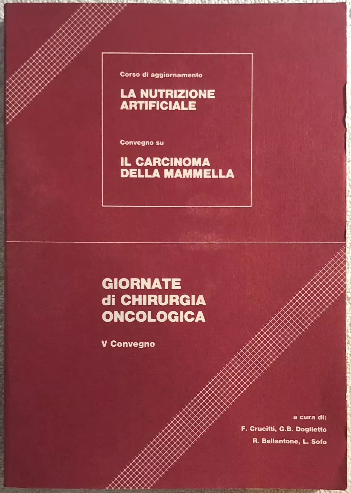 Giornate di chirurgia oncologica V Convegno di Aa.vv., 1987, Istituto Di Semei