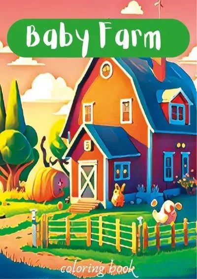 Baby Farm Coloring Book di Lula Wolf