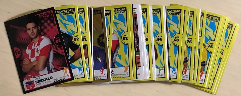 Lotto 68 figurine UNICI Euro 2020 di Aa.vv., 2021, Panini