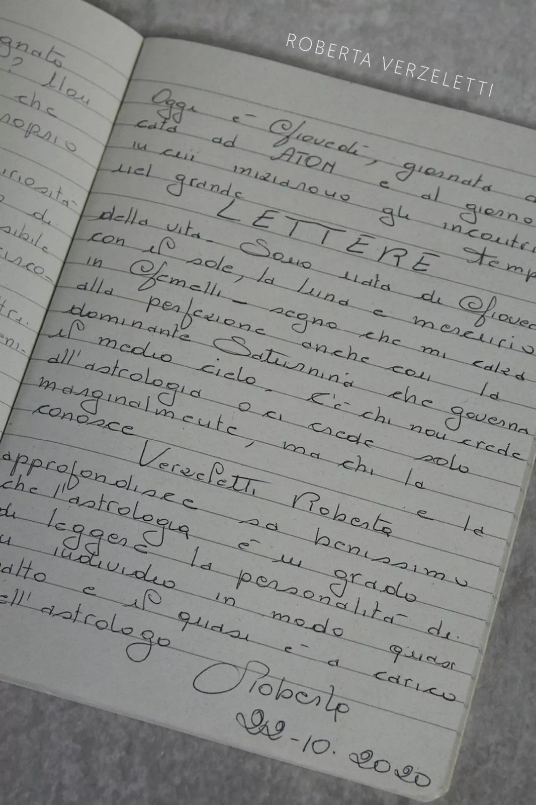 Lettere di Roberta Verzeletti, 2021, Youcanprint