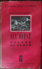 All ovest niente di nuovo - Erich Remarque - Donatello De Luigi,1945 - A