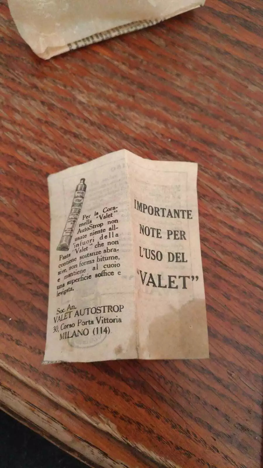 Valet 18 lamette e attrezzatura per rasatura NO rasoio