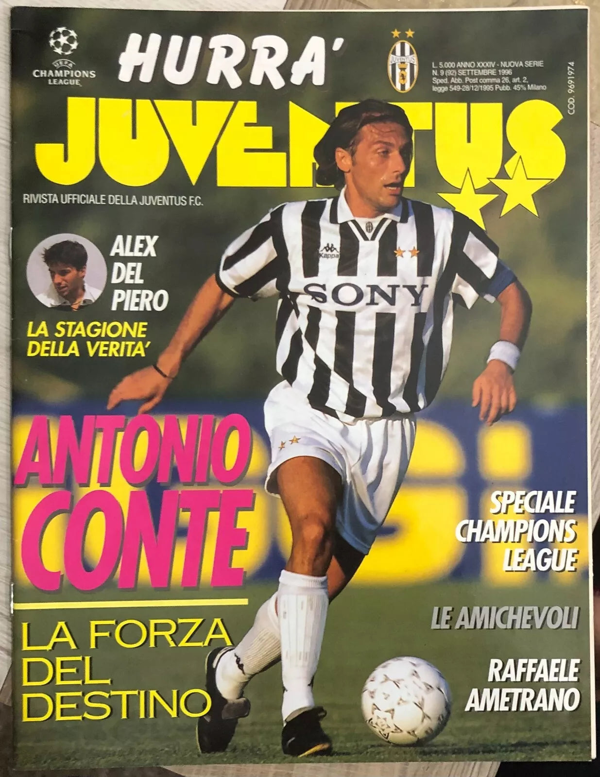 Hurr Juventus n 9 1996 di Aa vv