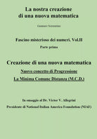 Fascino misterioso dei numeri Vol II Parte prima di Gennaro Sorrentino