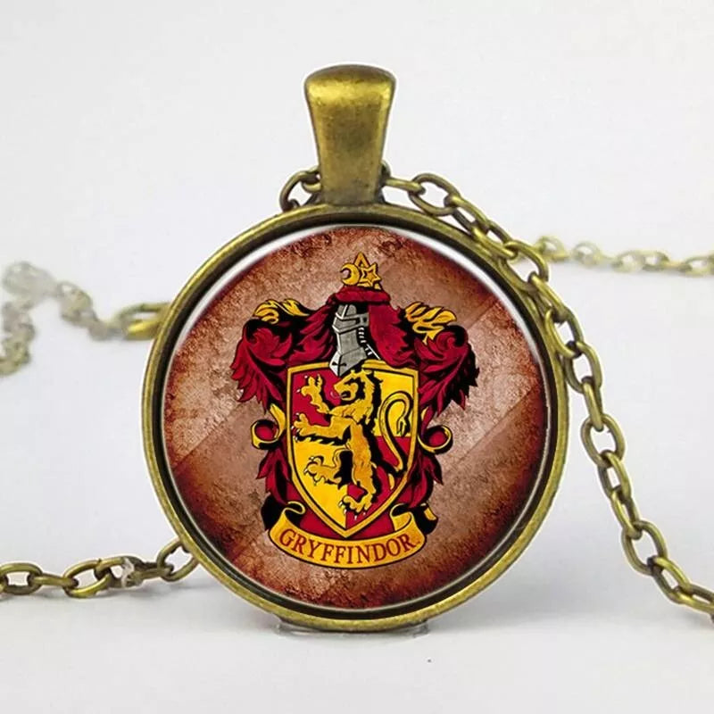 Harry Potter Time Gemstone Necklace Gryffindor Collana Grifondoro di J k Rowli
