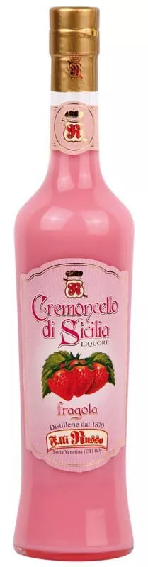 Cremoncello Fragola liquore Russo Siciliano 500 ml