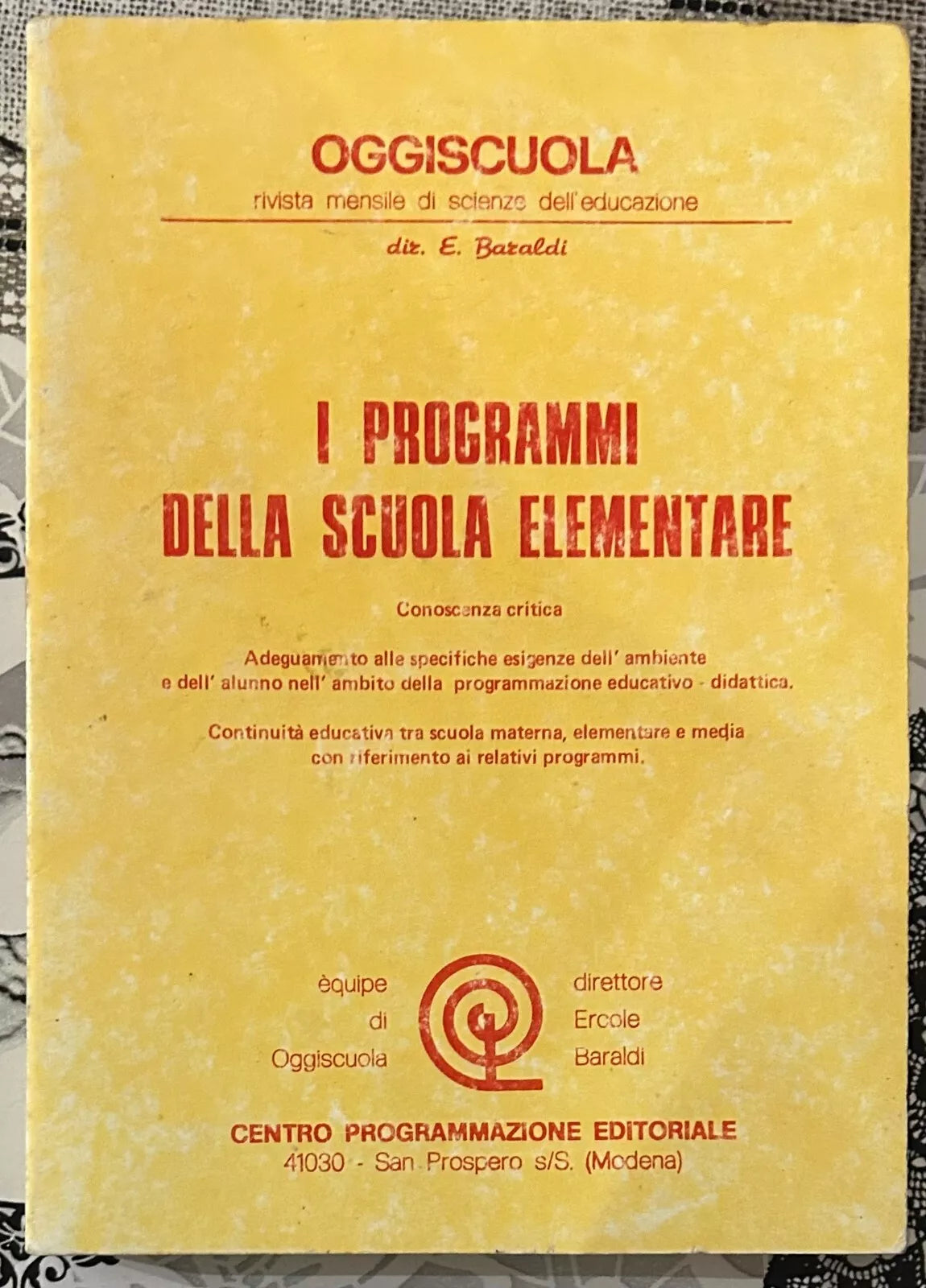 I programmi della scuola elementare di Oggiscuola
