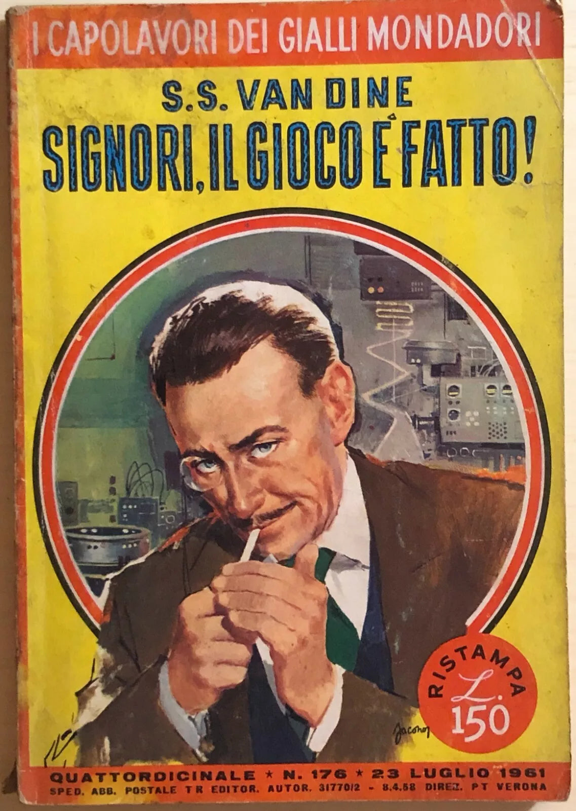 Signori, il gioco e fatto di S.S. Van Dine, 1961, Mondadori