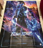 Poster locandina Blue Beetle 140x200 in due pezzi ORIGINALE da cinema di ngel