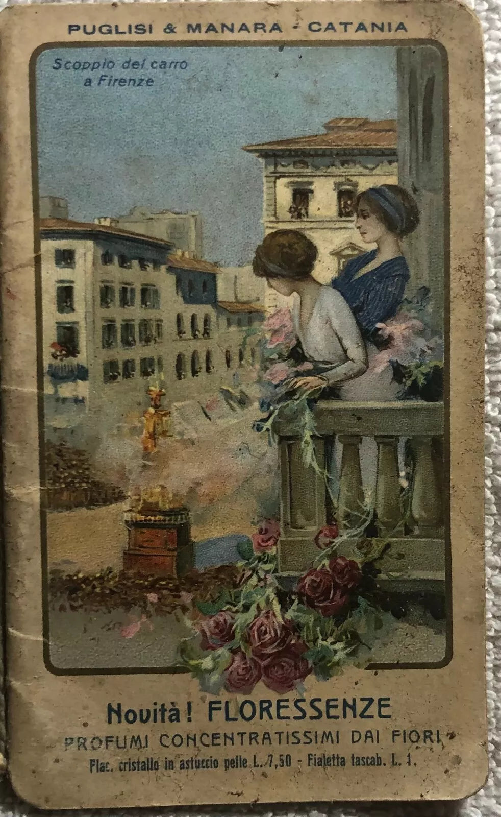 Calendarietto Floressenze di Aa.vv., 1912, Puglisi & Manara