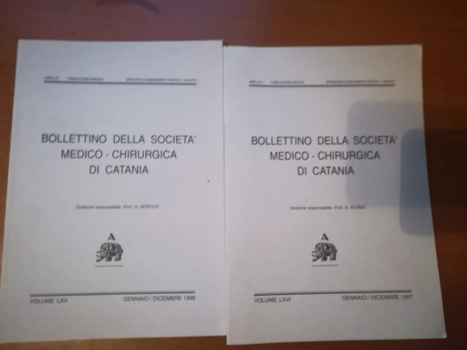 Bollettino della societa medico-chirurgica di catania - Prof.G.Veroux- 1996 - M