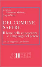 Del comune sapere, di Alessandra Mallamo, Angelo Nizza, 2014, Youcanprint