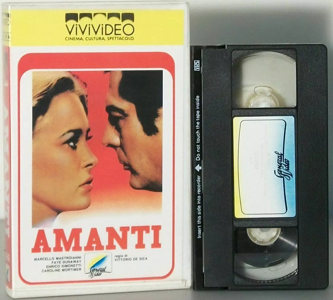 Amanti - VHS- Vittorio De Sica, Marcello Mastroianni, Vittorio Simonetti-1968 -F