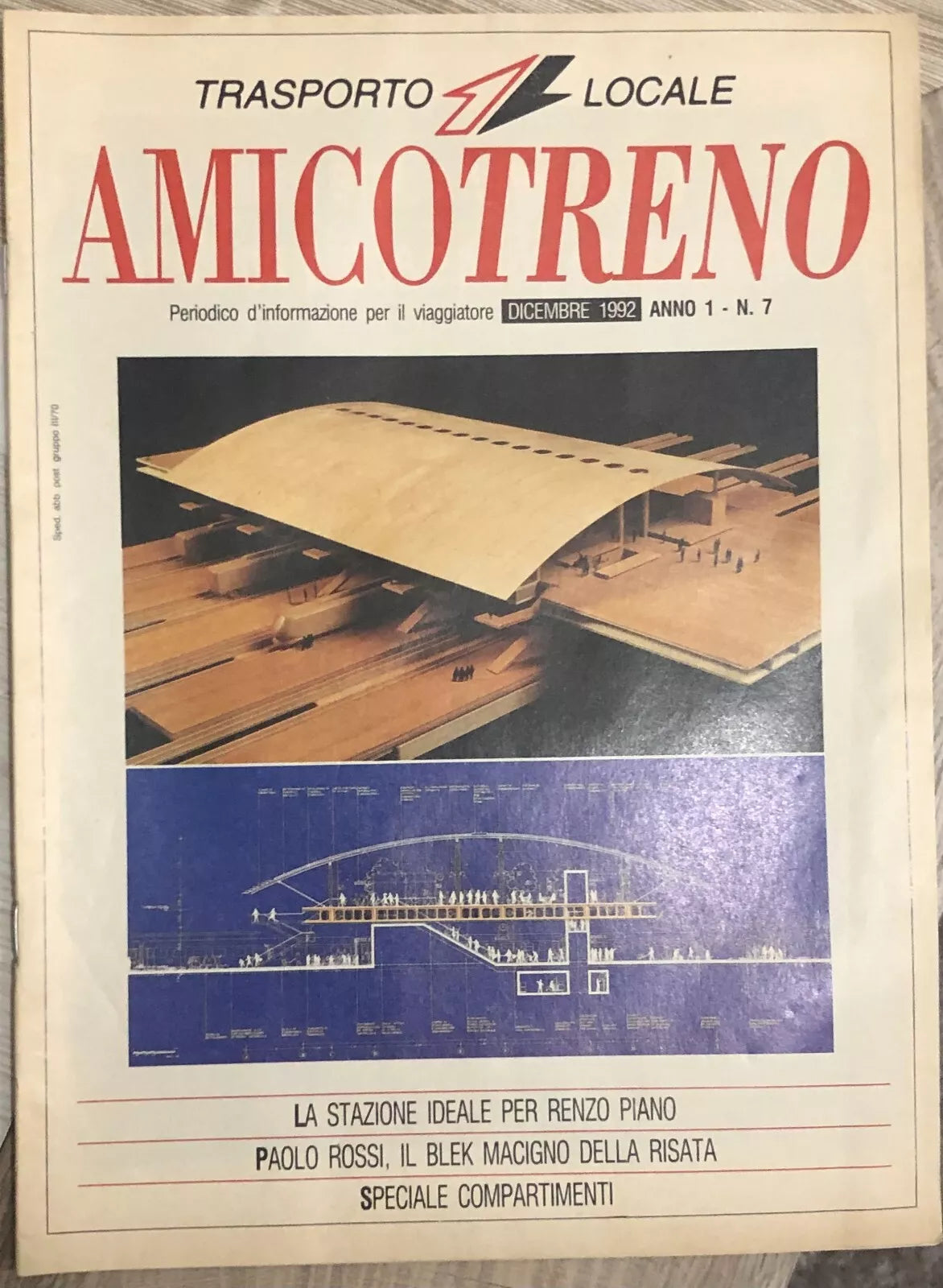 Amicotreno n 7 1992 di Ferrovie Dello Stato