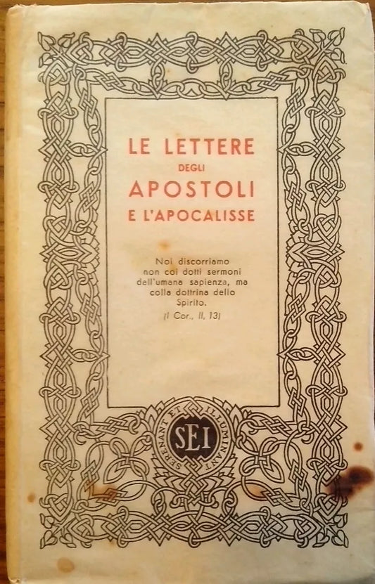 Le Lettere degli Apostoli e l'Apocalisse - Sei - 1949